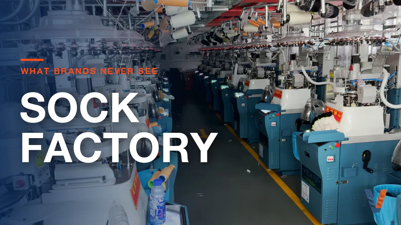 Visite d’une usine de chaussettes